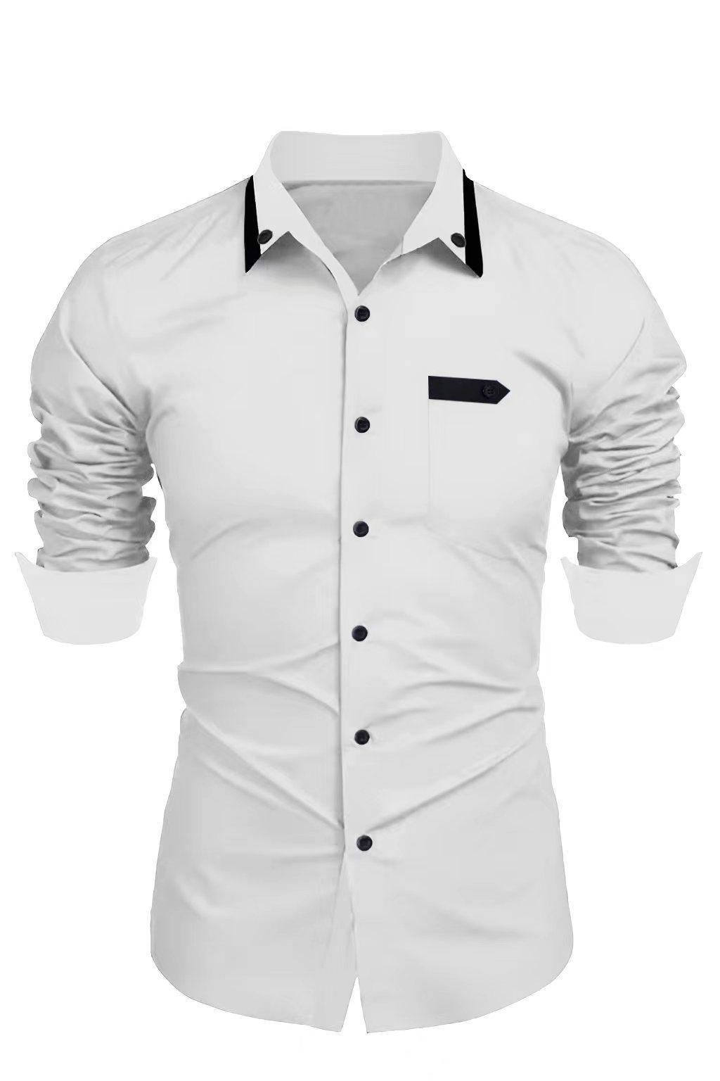 Business men's trendy long sleeve shirt 37
