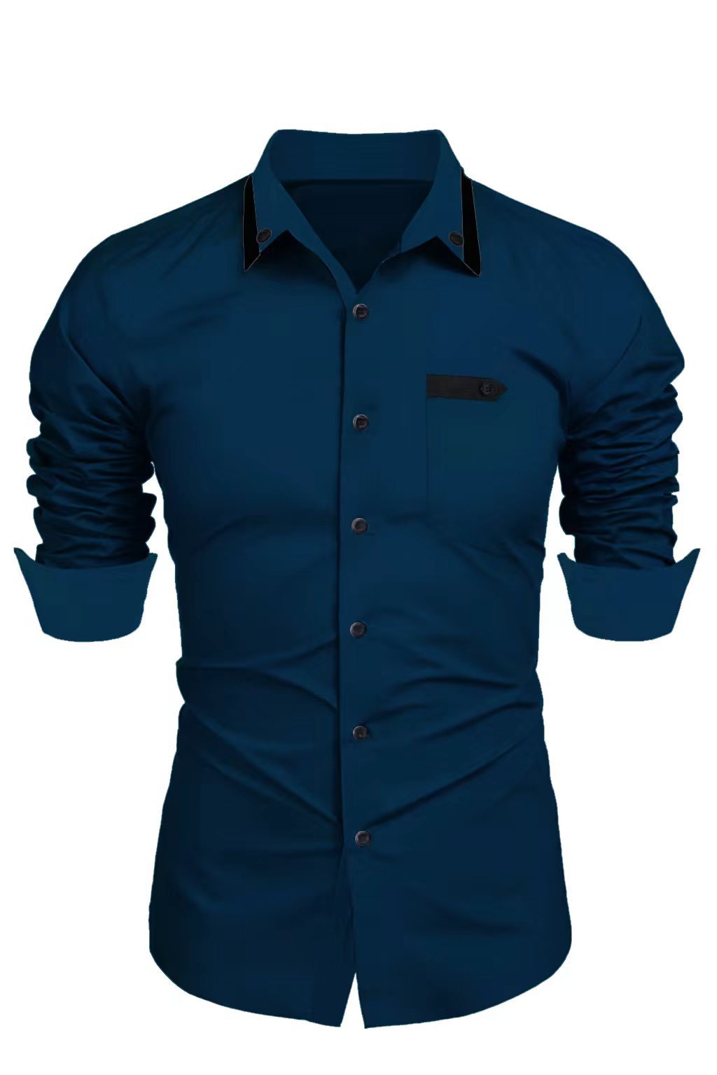 Business men's trendy long sleeve shirt 37